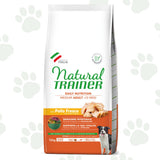 Confezione da 12 kg di cibo per cani adulti di taglia media Natural Trainer con pollo.