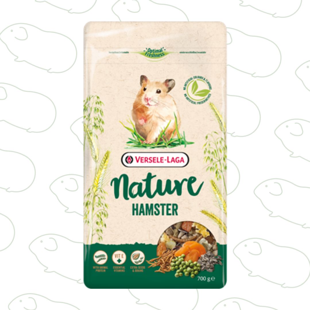 Confezione di cibo per criceti Nature di Versele-Laga da 700g.