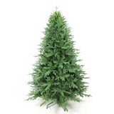 Albero di Natale con apertura ad ombrello in PE e PVC per un effetto realistico, alto 240 cm.