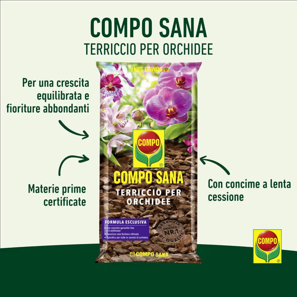 Terriccio Compo per orchidee