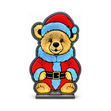 Orso di natale Infinity Light h 40 cm