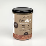 Barattolo Pet Alpin alimento per cani manzo e pollo 100g - cibo umido premium dal sud Tirolo