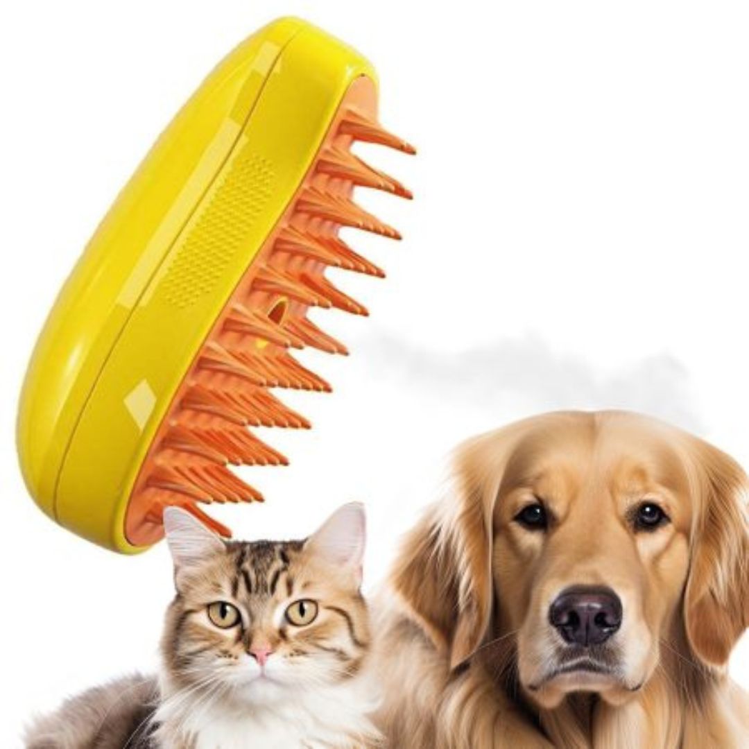 Pet Spa – Spazzola per cani e gatti con nebulizzatore integrato