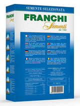 Retro della confezione prato olimpico Franchi Sementi