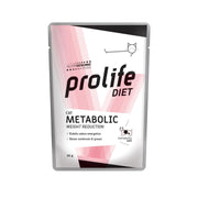 Prolife Diet Cat Metabolic Weight Reduction alimento umido per gatti con ridotto valore energetico, busta da 85 g