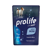 Prolife Smart Adult Mini alla trota e riso per cani di piccola taglia, confezione da 100 g