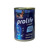 Prolife Smart Adult Medium Large alla trota e riso per cani medi e grandi, lattina da 400 g