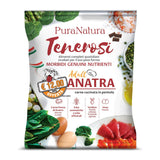 Confezione da 800g di Tenerosi all'anatra di PuraNatura per cani.