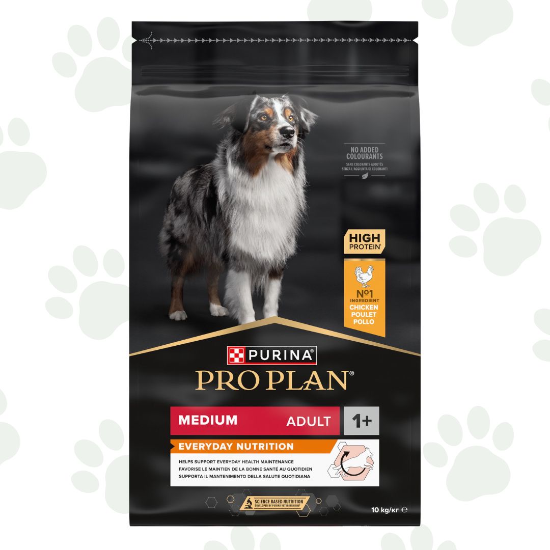 Confezione Purina Pro Plan 10 kg al pollo per cani adulti di taglia media.