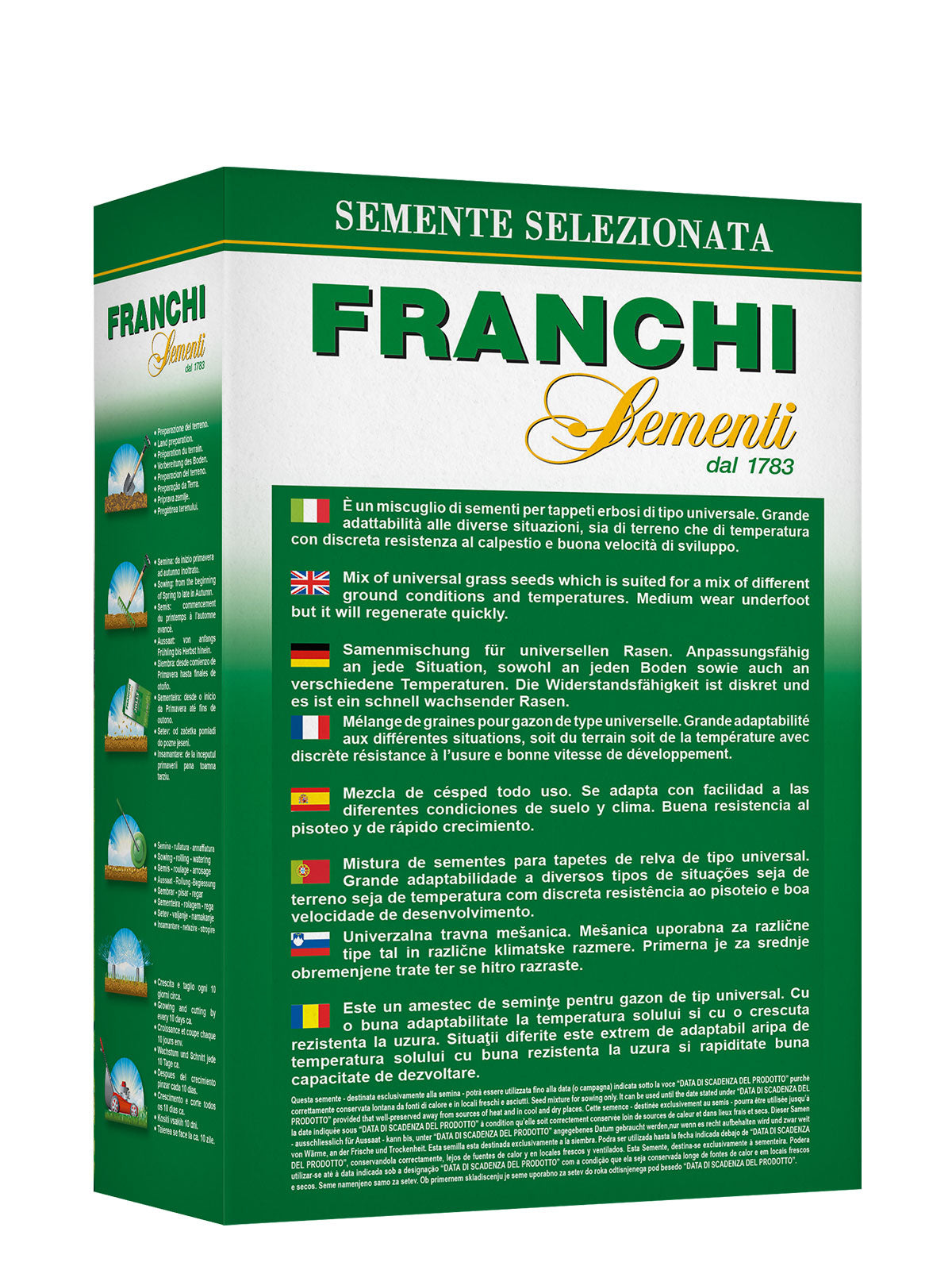Retro confezione prato Jolly Franchi Sementi