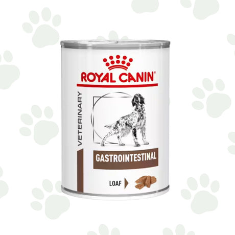 Lattina di cibo umido per cani Royal Canin Gastrointestinal 200g.