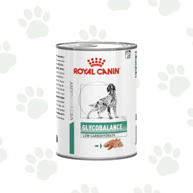 Lattina di cibo umido per cani Royal Canin Glycobalance 410g.