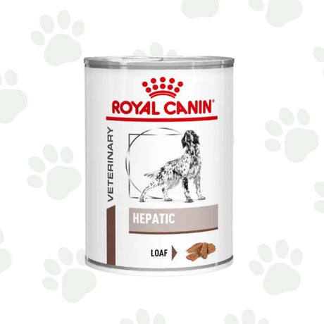 Lattina di cibo umido per cani Royal Canin Hepatic 400g.