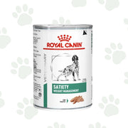 Lattina di cibo umido per cani Royal Canin  Satiety Weight Management 400g.