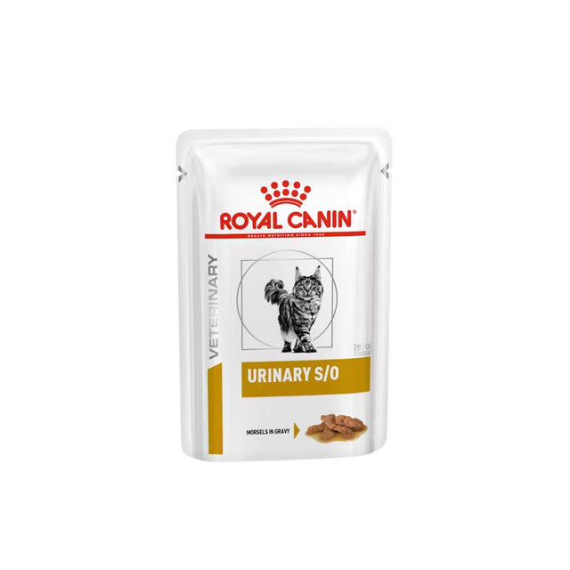 Multipack Royal Canin Veterinary Urinary S/O per gatti, bustina in salsa, confezione da 12