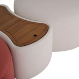 Curvy - Salotto imbottito bicolore