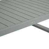 tavolino basso del salotto da giardino Vision con piano a doghe verde salvia