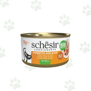 Lattina Schesir dell'alimento umido complementare per gatto con filetti di tonno e aloe da 70 gr.