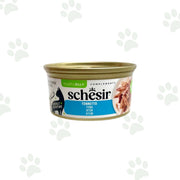 Lattina Schesir di alimento umido per gatti con filetti di tonno in gelatina 70g.