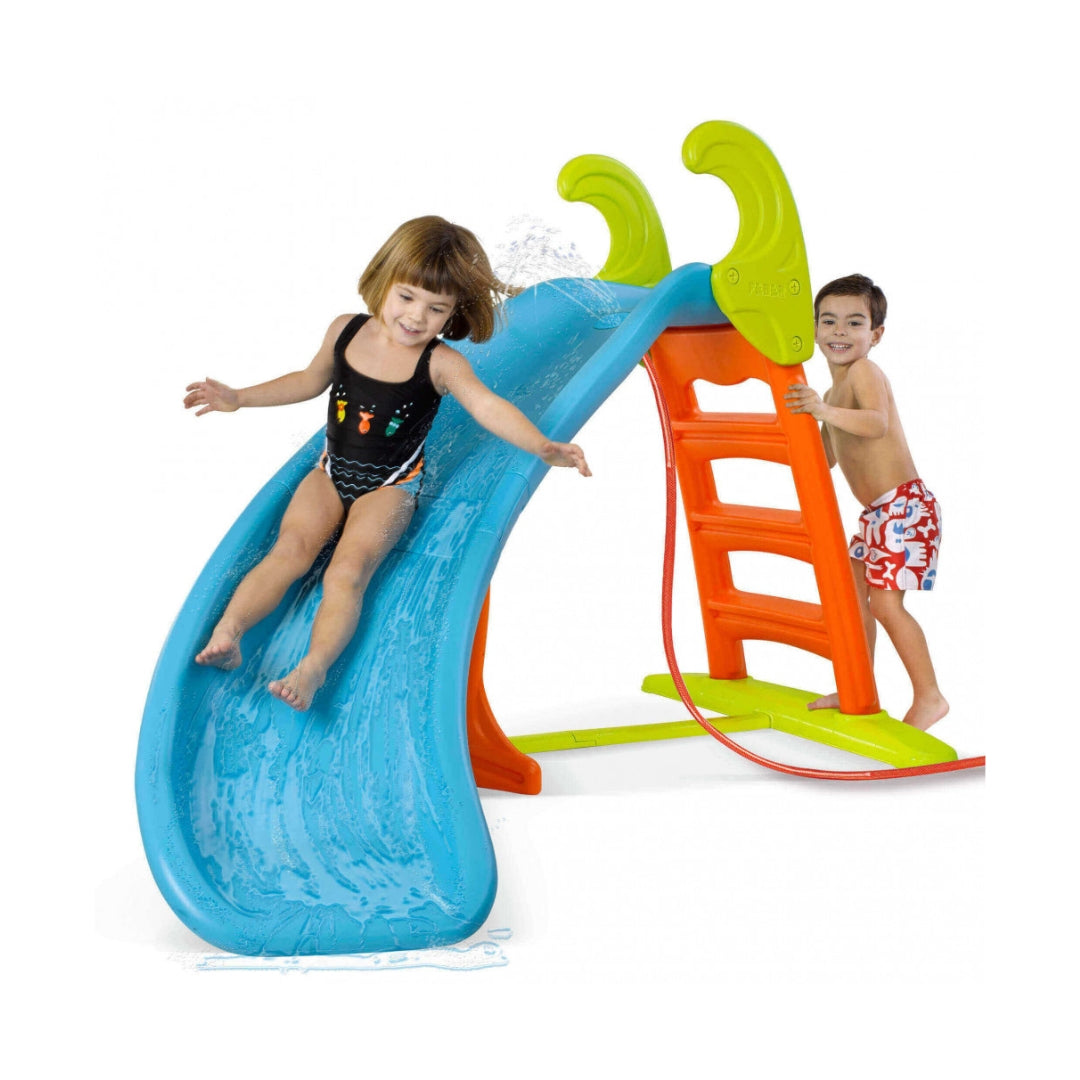 Scivolo ad acqua con curva da giardino gioco per bambini