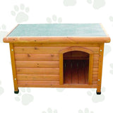 Cuccia da esterno per cani in legno 103x70x66 cm.