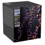 Confezione di luci natalizie a LED bianco caldo e bianco freddo da 20 metri, modello Microcluster 1410 LED Static.