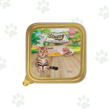 Vaschetta del paté con pollo per gattini Stuzzy da 100g.