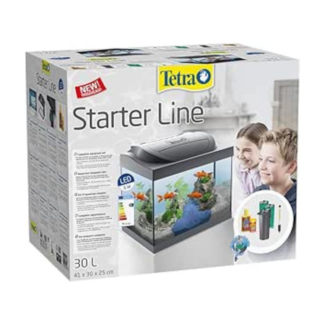 Acquario Tetra Starter Line 30 litri nero.