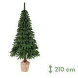 Tora Pine - Albero di Natale con base in juta