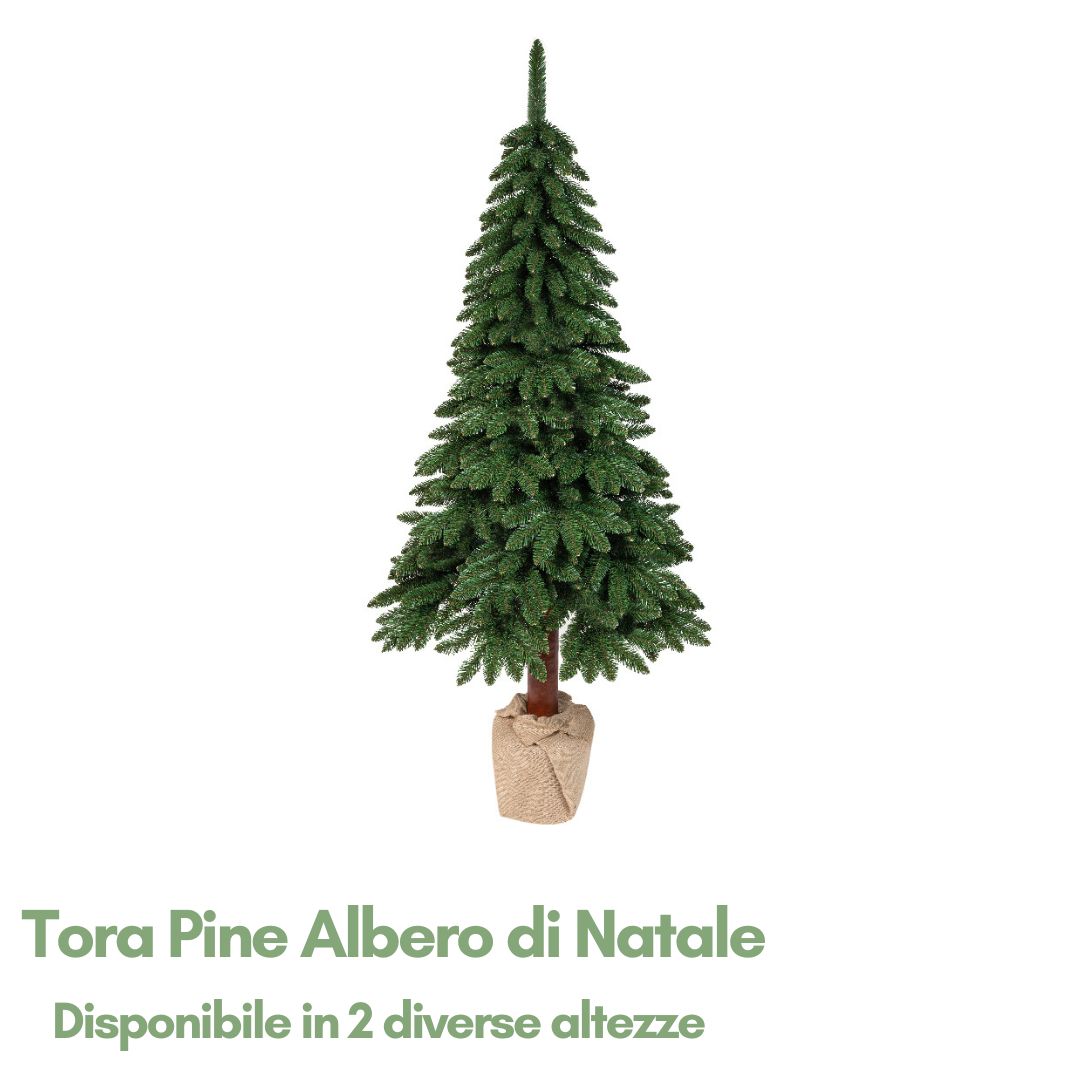 Tora Pine - Albero di Natale con base in juta