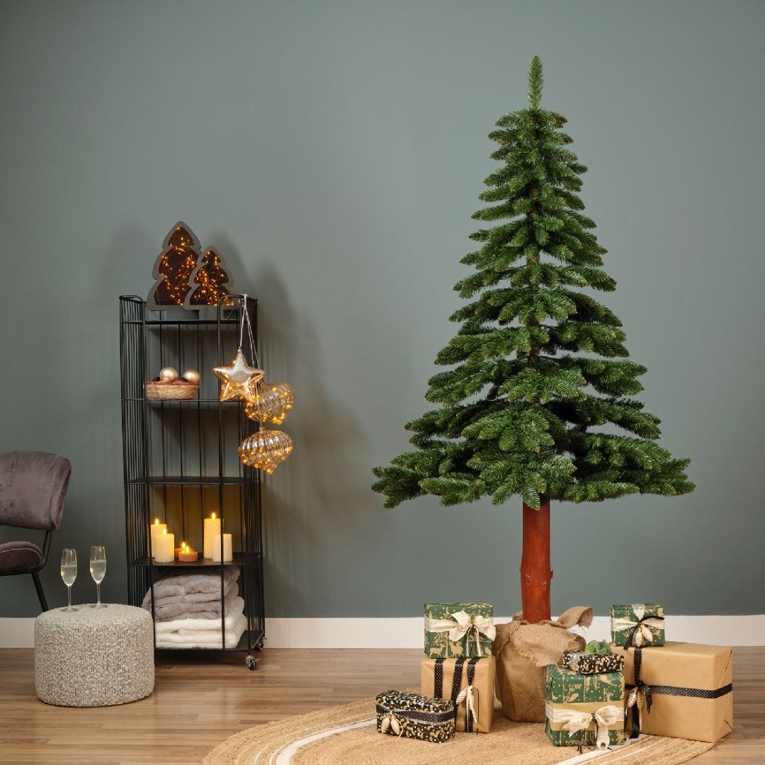 Tora Pine - Albero di Natale con base in juta