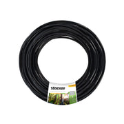 Tubo per Geyser System Stocker da 100 metri, nero e arrotolato, con etichetta illustrata e indicazione diametro 6 mm