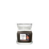 Candela Yankee Candle Black Coconut piccola in giara di vetro.