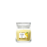 Candela Yankee Candle Lemon Gelato piccola in giara di vetro.