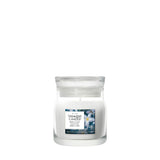 Candela Yankee Candle Midnight Jasmine piccola in giara di vetro.