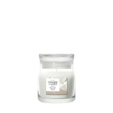 Candela Yankee Candle Soft Blanket piccola in giara di vetro.