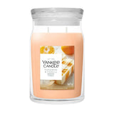Candela Yankee Candle Tangerine & Vanilla grande in giara di vetro.