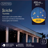 Icicle Twinkle 20 metri - Tenda luminosa da esterno