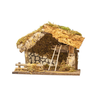 Casetta illuminata per presepe