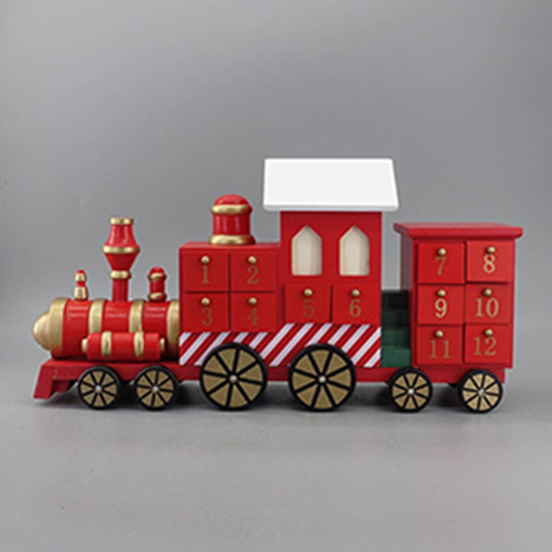 Trenino in Legno - Trenino calendario dell'Avvento