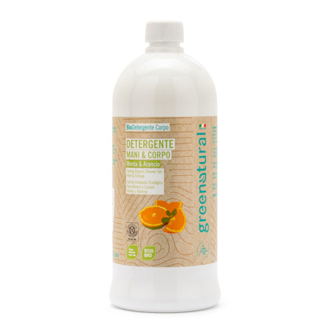 Sapone Mani Corpo Menta Arancio - Detergente bio