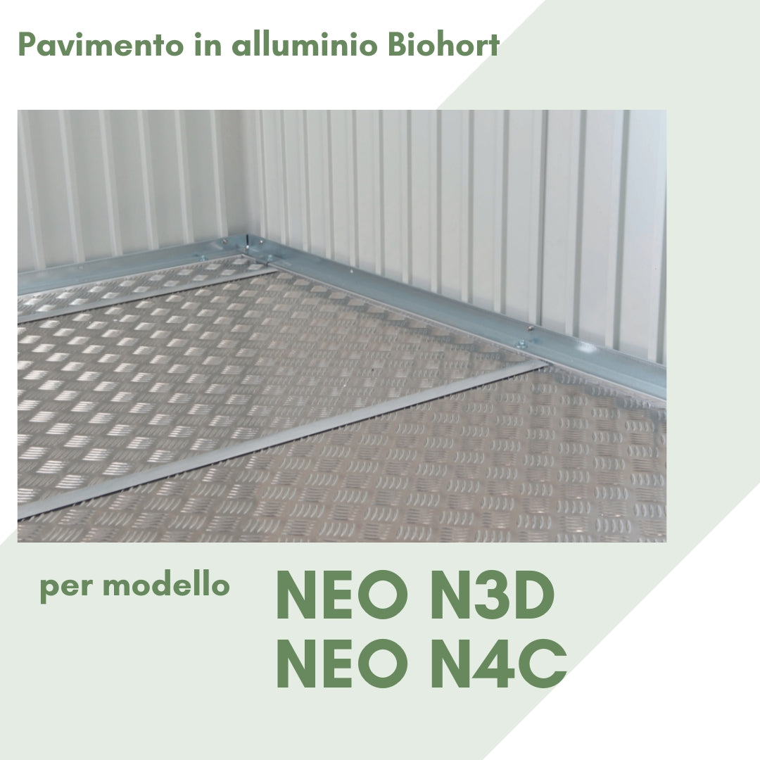 Pavimentazione in Alluminio Biohort - Accessori Biohort per casetta da giardino