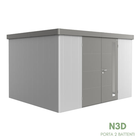 Neo Bicolore Porta Doppia - Casetta in lamiera