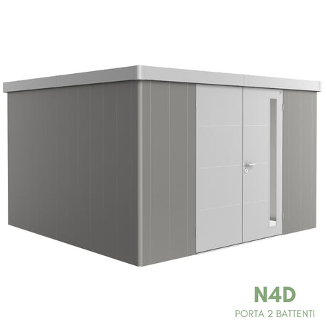 Neo Bicolore Porta Doppia - Casetta in lamiera