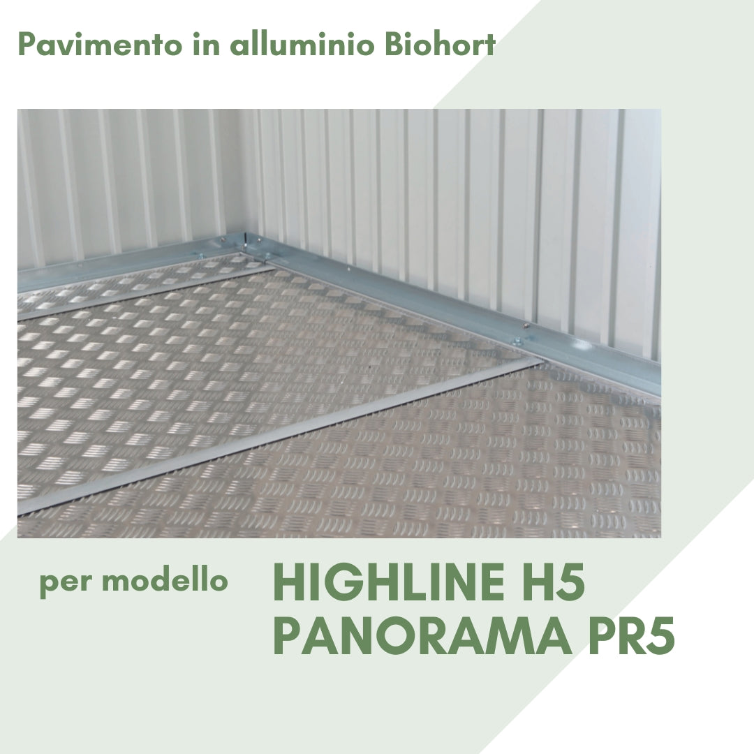Pavimentazione in Alluminio Biohort - Accessori Biohort per casetta da giardino