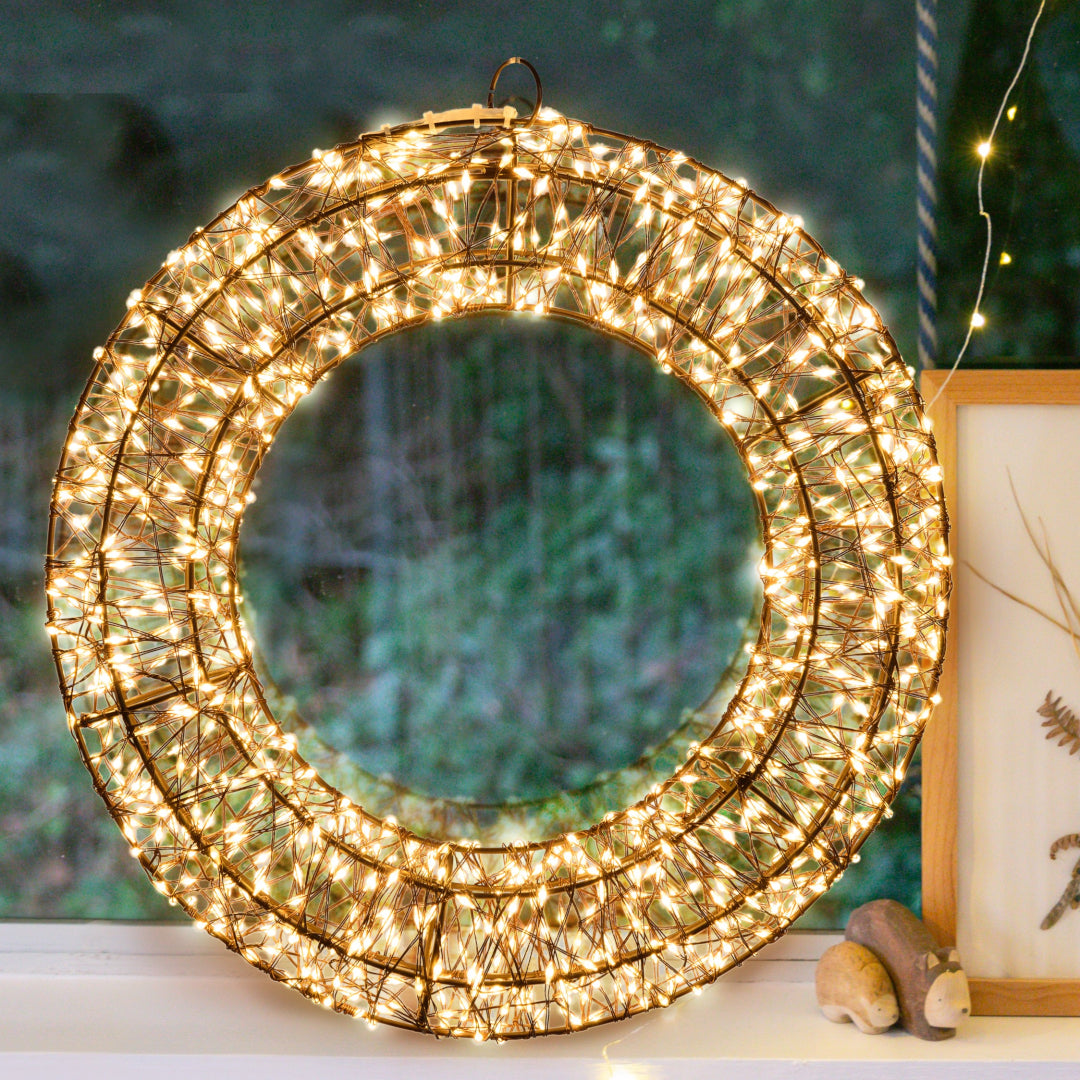 Corona 1000 Microled - Corona natalizia luminosa