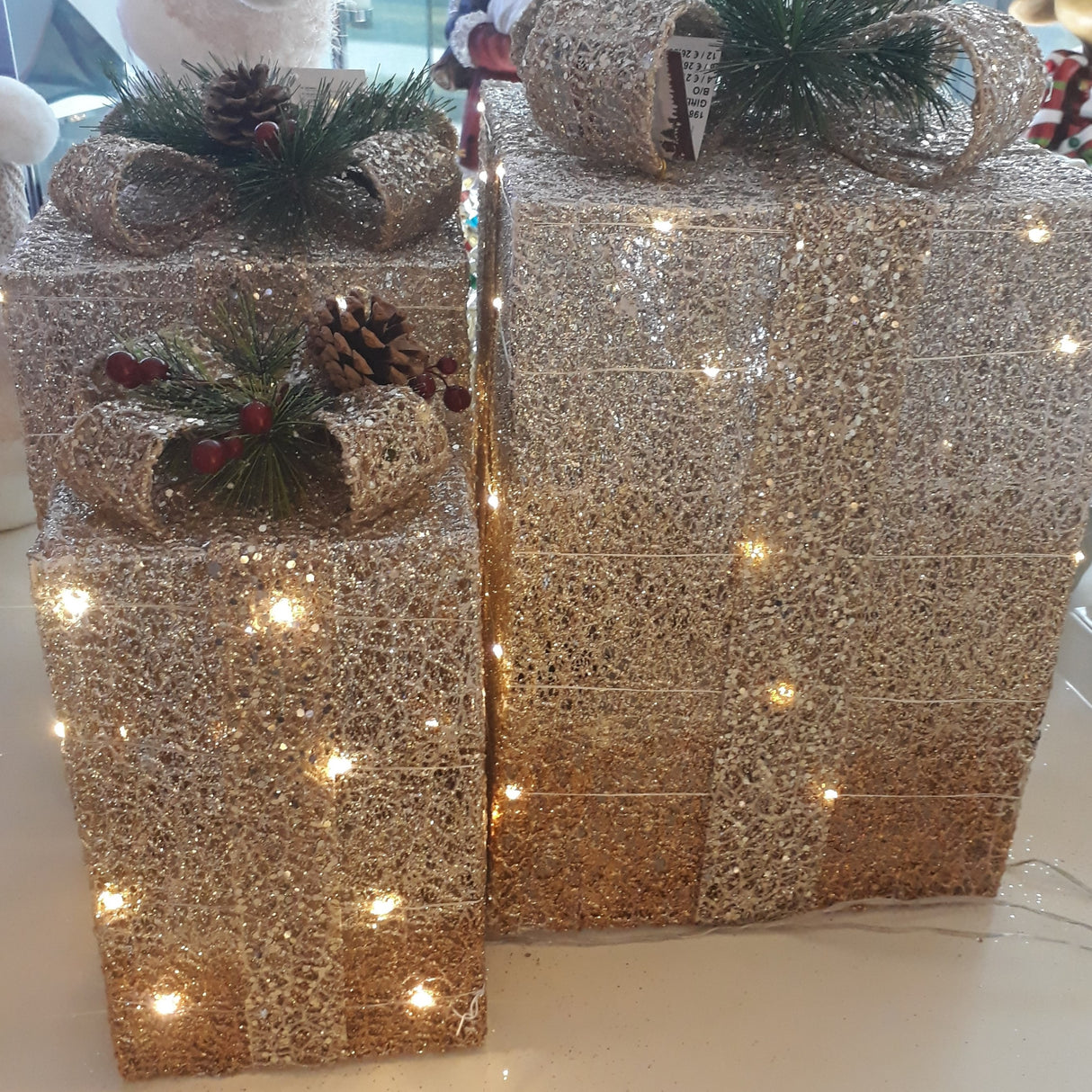 Pacco regalo - Decorazioni natalizie luminose