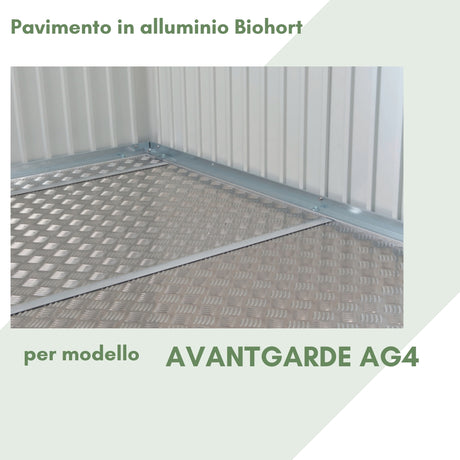 Pavimentazione in Alluminio Biohort - Accessori Biohort per casetta da giardino