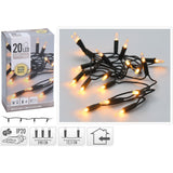 20 Miniled EXTRA 2.5 Mt USO INTERNO Luci Albero di Natale KOOPMAN