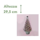 Piccolo Pino da Tavolo - Albero di Natale piccolo addobbato